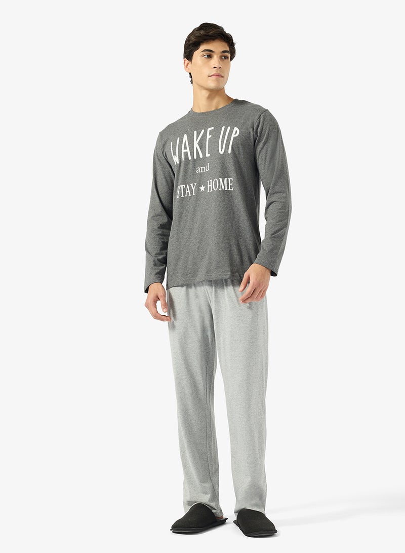 سفنتي فايف طقم تي شيرت وبنطلون بقصة عادية - Image 5